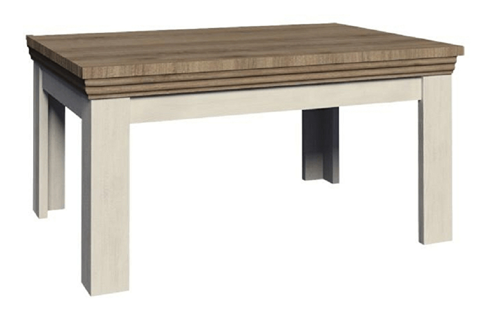 Jedálenský stôl Regnar ST (pre 6 až 8 osôb) (biela sosna + dub divoký) *výpredaj