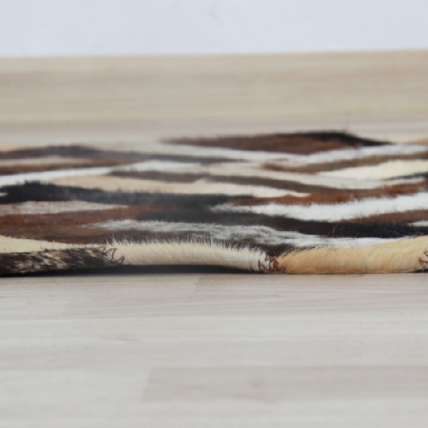 Kožený koberec 200x300 cm Kazuko TYP 02 (hovädzia koža + vzor patchwork)