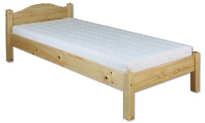Jednolôžková posteľ 90 cm LK 124 (masív)