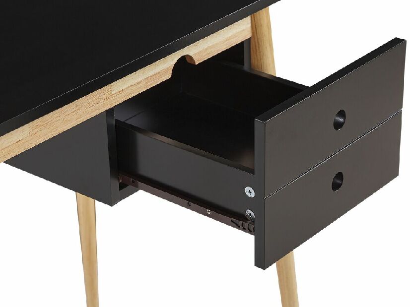 PC stolík EMBA (čierna)