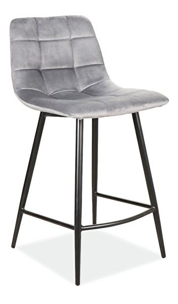 Barová stolička Marlana (sivá)