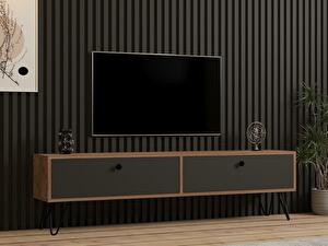 TV stolík/skrinka Slay (atlantická borovica + čierna)