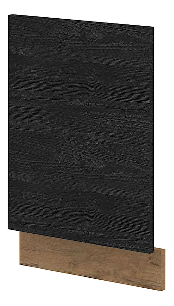 Dvierka na vstavanú umývačku Virion ZM 570 x 446 (dub lancelot + tmavé drevo)