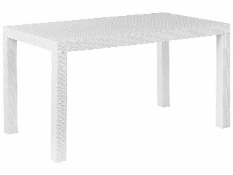 Záhradný stôl Fossil (biela)