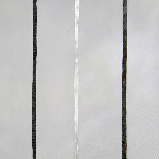 Záves 140x250 cm Arno (biela + čierna)