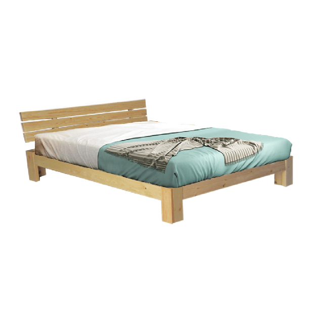 Manželská posteľ 160 cm Alpo (s roštom)
