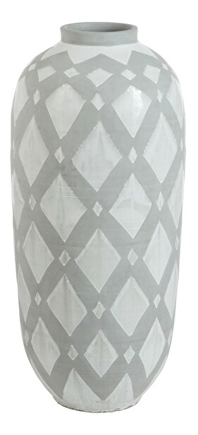 Dekoračná váza Jolipa (45x45x99cm) (Sivá)