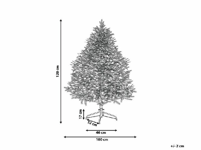 Vianočný stromček 120 cm Fergus (ružová)