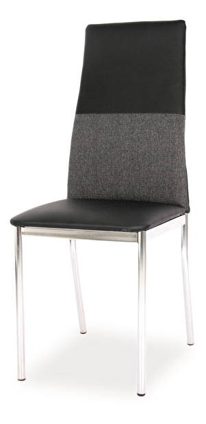 Jedálenská stolička Fox (čierna + sivá)