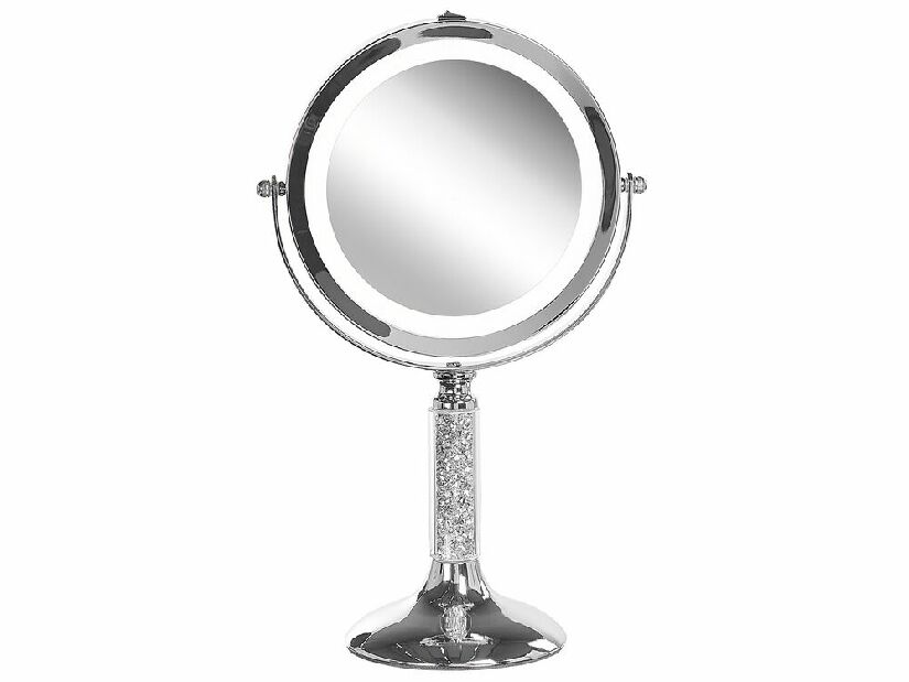 Makeup zrkadlo ø 18 cm Baix (strieborná)