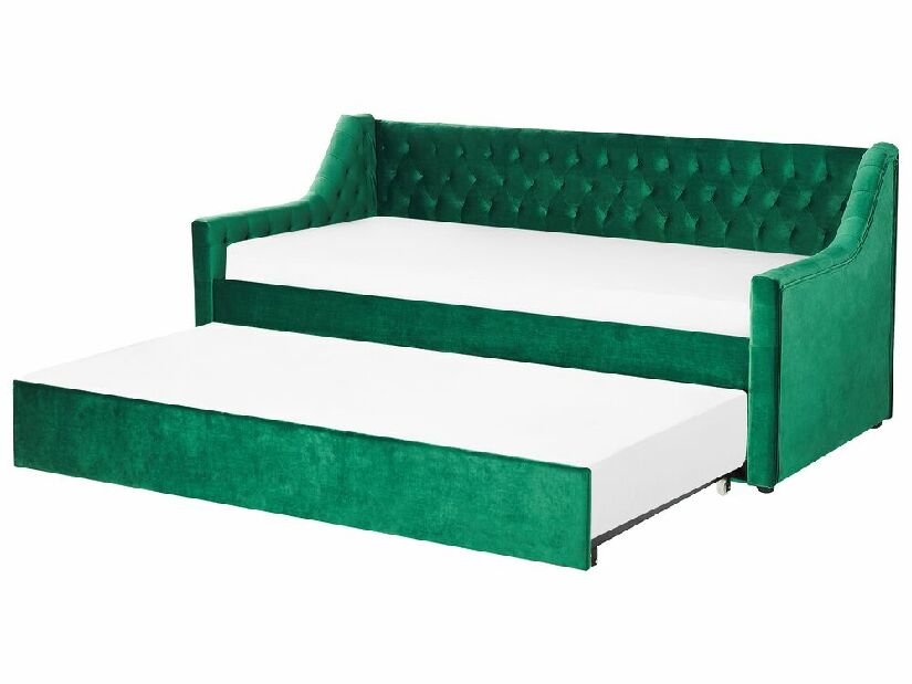 Jednolôžková posteľ 200 x 90 cm Monza (zelená)