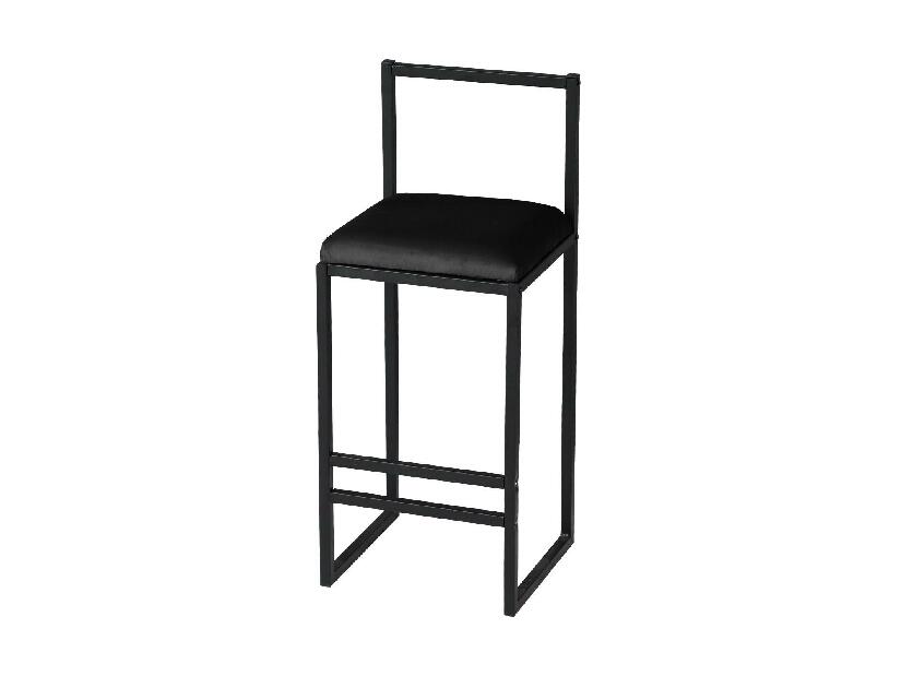 Barová stolička Nathaniel (čierna)