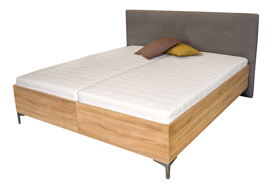 Manželská posteľ 180 cm Benab Ferrera Wood (s roštami)
