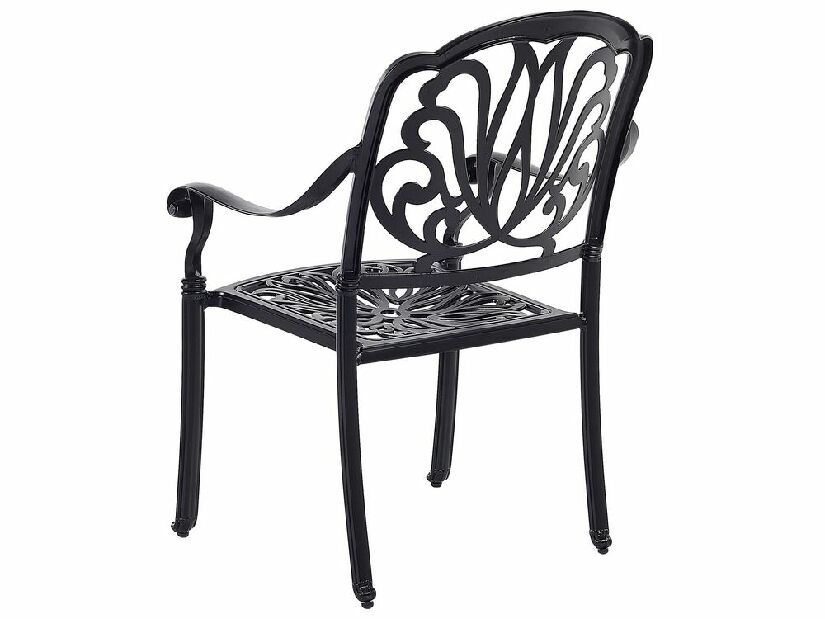 Set 4 ks. záhradných stoličiek Aneco (čierna)