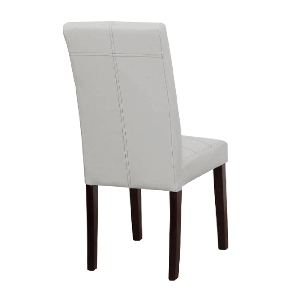 Jedálenská stolička Rianara R2 (biela + orech tmavý)