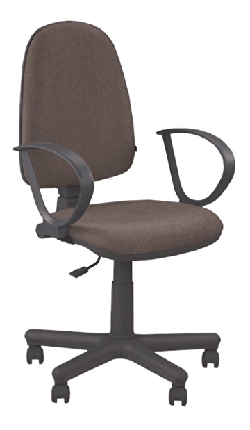 Kancelárska stolička Jupiter GTS hnedá (s podrúčkami)