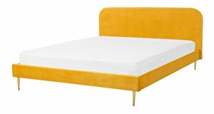 Manželská posteľ 180 cm Faris (žltá) (s roštom)