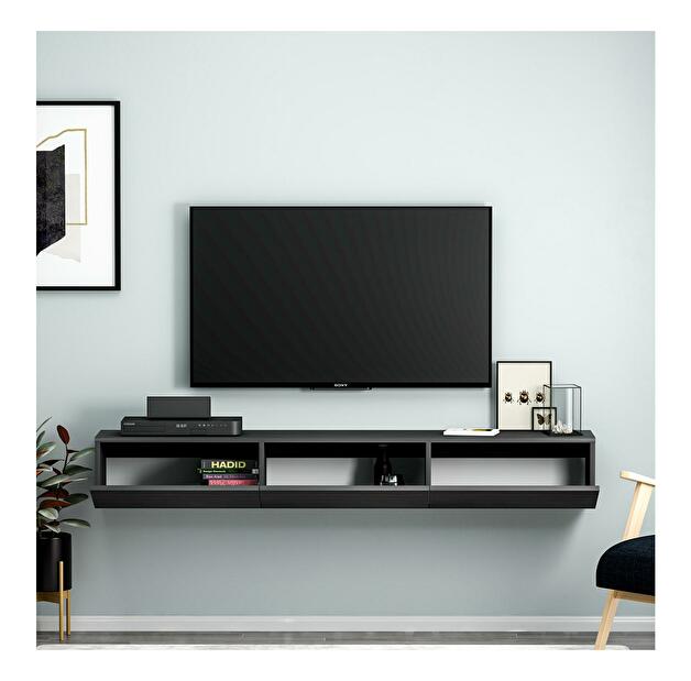TV stolík/skrinka Tessa (čierna)