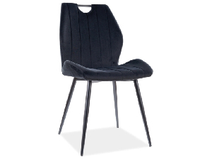 Jedálenská stolička Althea (čierna + čierna)