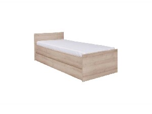 Jednolôžková posteľ 80 cm Cortez C 08 (dub sonoma) ( s roštom)