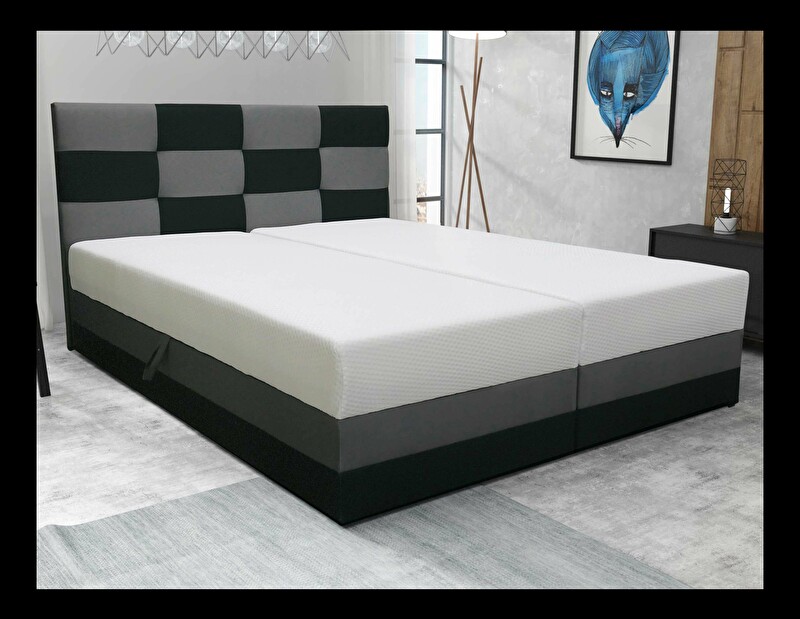 Manželská posteľ 140 cm Marion (s roštom a matracom) *výpredaj