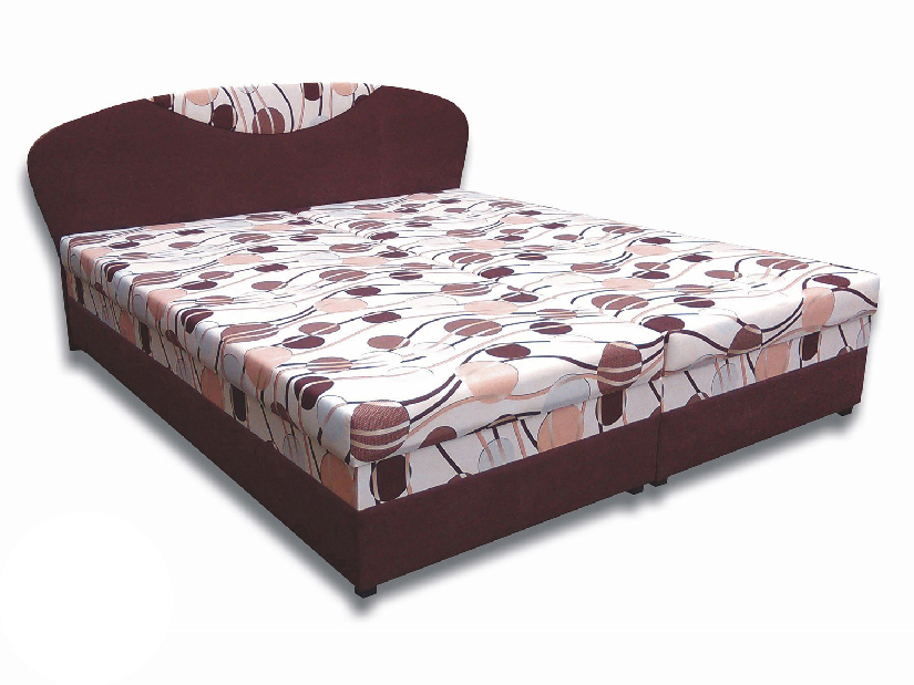Manželská posteľ 180 cm Izabela 5 (s penovými matracmi) *výpredaj