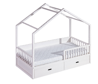 Detská posteľ Will (biela) (s úl. priestorem)
