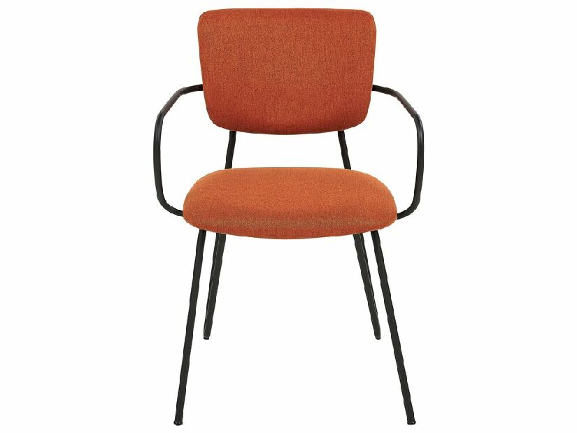 Set 2 ks jedálenských stoličiek Emmanuelle (oranžová)
