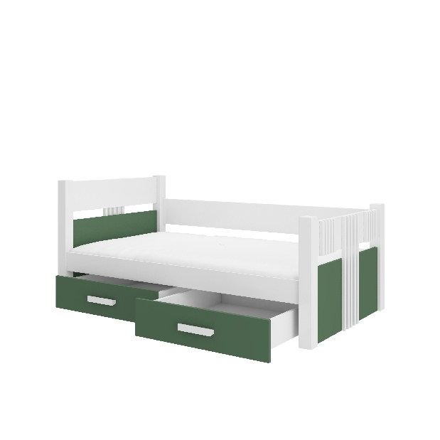 Detská posteľ 200x90 cm Buppi (zelená)