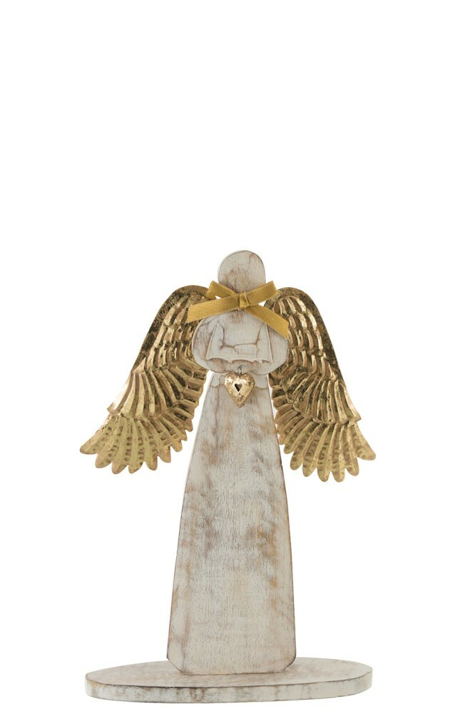 Figurína Jolipa Anjel Innocent Blush (28x2x38cm) (Biela)