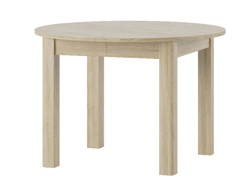 Jedálenský stôl Untim 1 (dub sonoma) (pre 4 až 6 osôb)