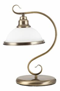Stolová lampa Elisett 2752 (bronzová + biela)