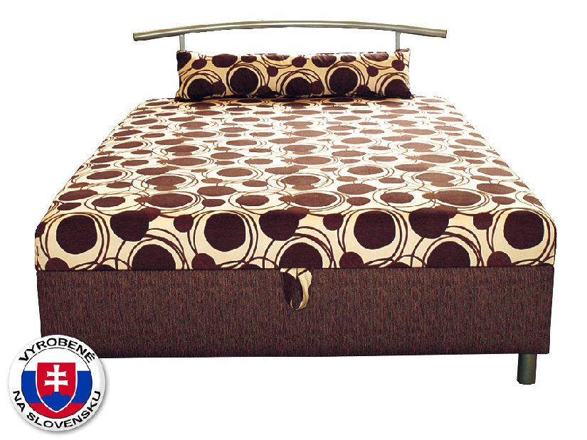 Manželská posteľ 140 cm Benab Elsona 140 (s roštom, matracom a snímateľným vankúšom)