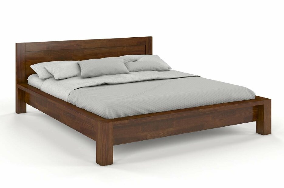 Manželská posteľ 200 cm Naturlig Fjaerland (borovica)
