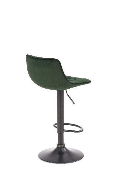 Barová stolička Hertha (tmavozelená)