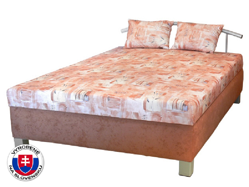Manželská posteľ 140 cm Maša (so sendvičovým matracom)