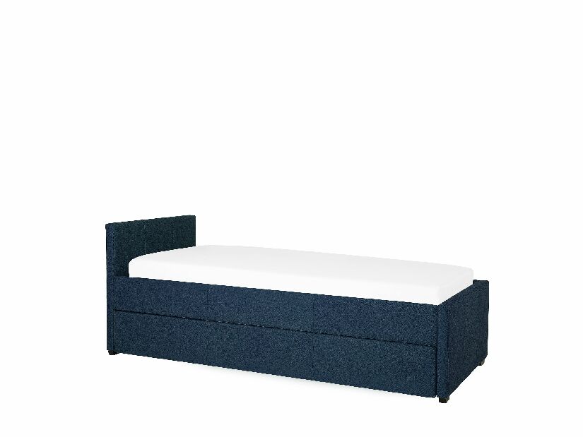 Rozkladacia posteľ 80 cm MERMAID (s roštom) (modrá) *bazár
