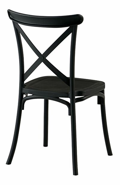 Jedálenská stolička SAVIVA (čierna)