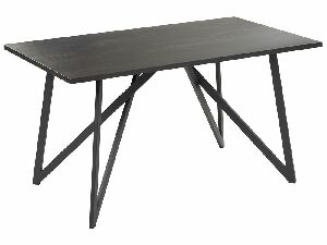 Jedálenský stôl Adanna (čierna) (pre 4 osoby)