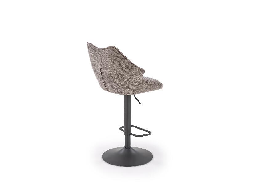 Barová stolička Halmark (čierna + sivá)