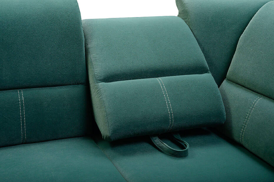 Rohová sedačka Dina (zelená) (P)