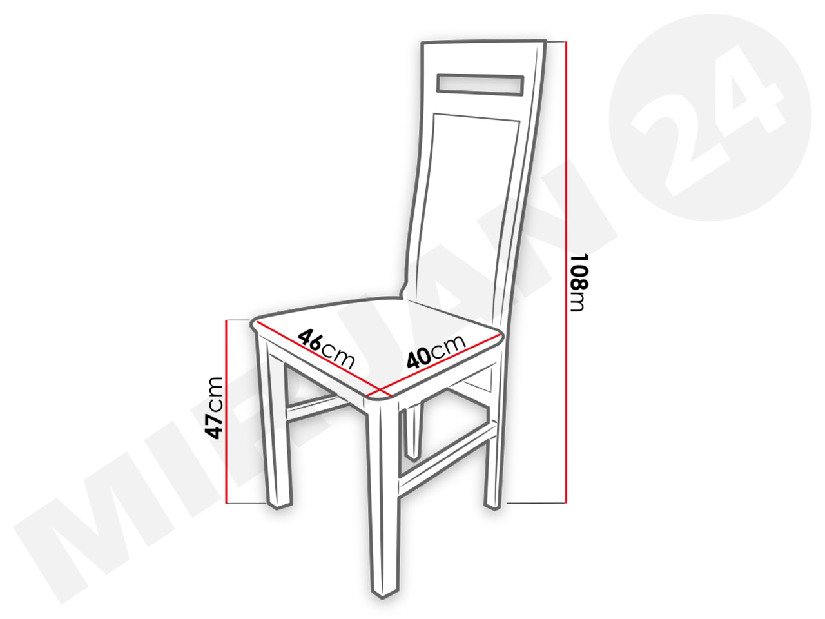 Jedálenská stolička JK70 *bazár