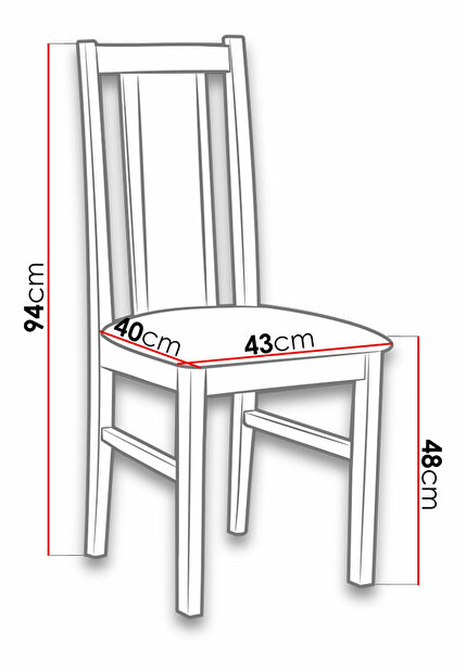 Rozkladací stôl so 6 stoličkami AL20 (biela + sivomodrá) *výpredaj