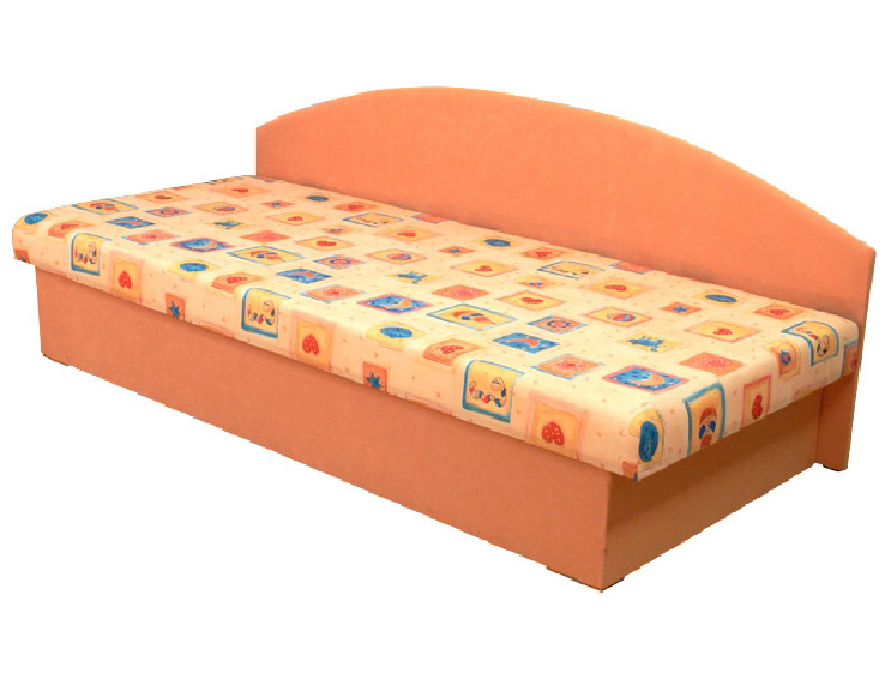 Jednolôžková posteľ (váľanda) 80 cm Eda 3 (so sendvičovým matracom)