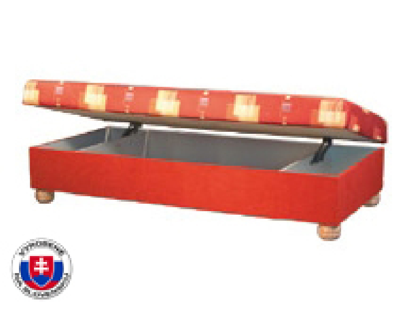 Jednolôžková posteľ (váľanda) 90 cm Micah (so sendvičovým matracom) *výpredaj
