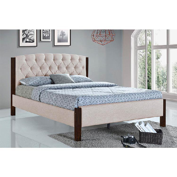Manželská posteľ 180 cm Elenera (s roštom)