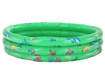 Detský nafukovací bazén Leah (modrá + vzor)