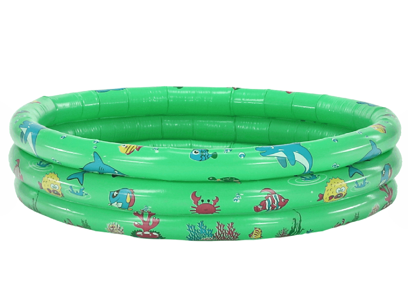 Detský nafukovací bazén Leah (zelená + vzor)