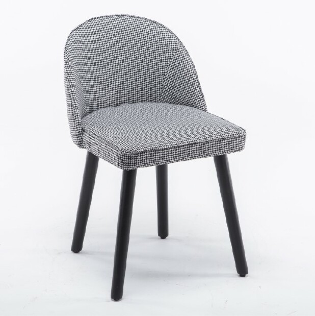 Jedálenská stolička Lalima (čierno-biely vzor)