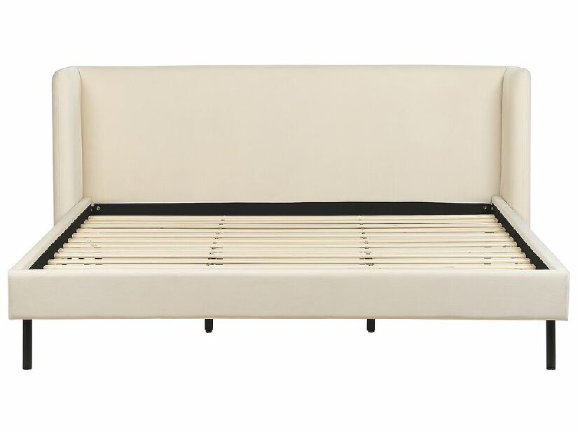Manželská posteľ 180 cm Aimei (béžová) (s roštom)